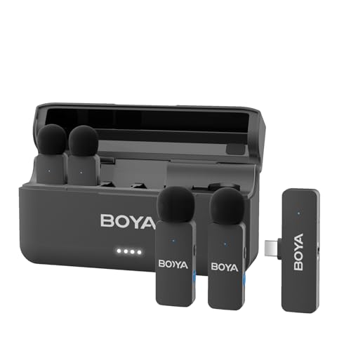 BOYA BOYAMIC 2（2 TX + 1 RX + 充電ケース） ピンマイク ワイヤレス